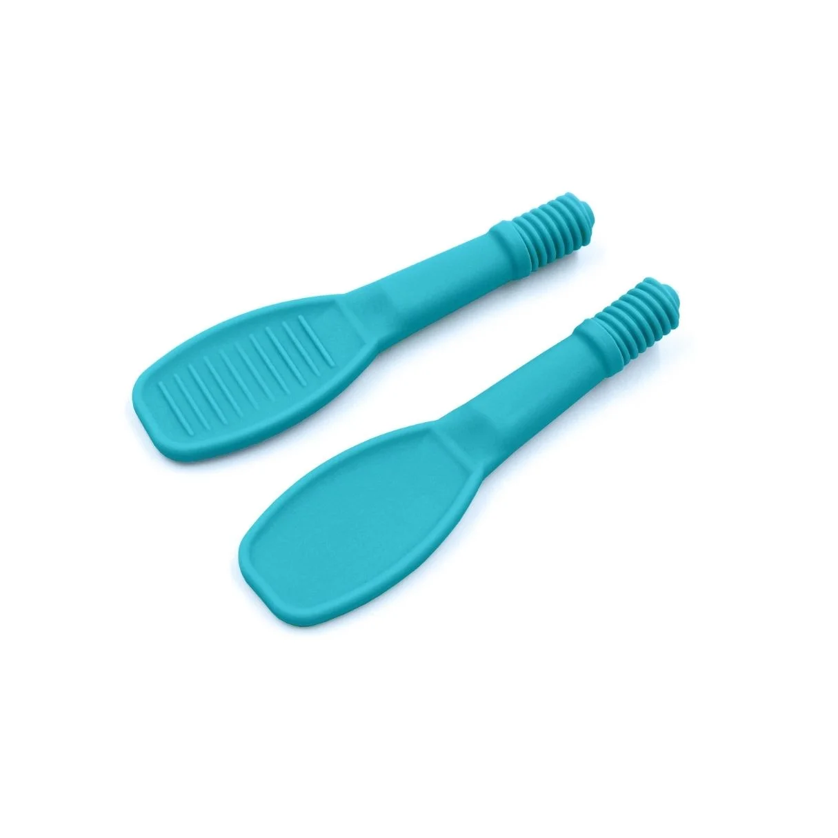 ARK Flat Spoon Tip – smooth, flat silicone attachment for the Z-Vibe, designed for feeding support, oral awareness, and swallowing therapy