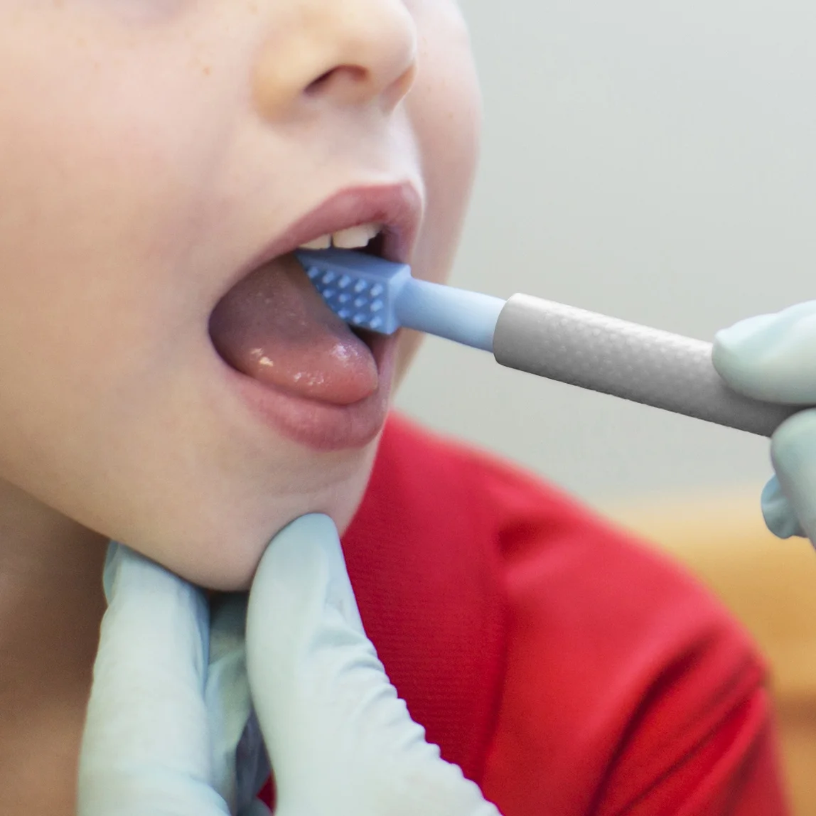 ARK Probe Tip – three-texture silicone tip for the Z-Vibe®, designed for oral sensory stimulation of the lips, tongue, and cheeks during therapy