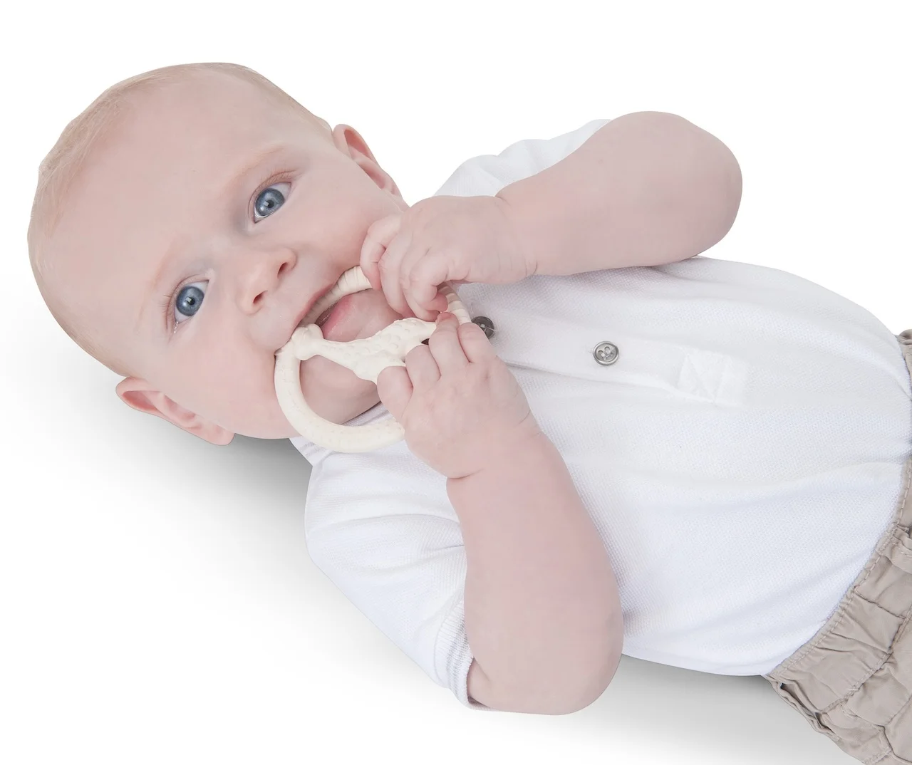 Sophie la girafe round teething ring made of natural rubber