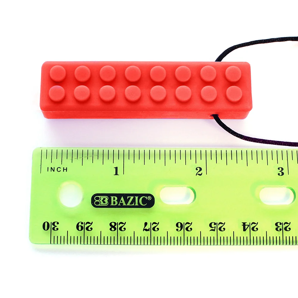 Logicana-ARK's Brick Stick® Textured Chew Necklace-chew necklace-nail biting-pencil chewing-oral fidget