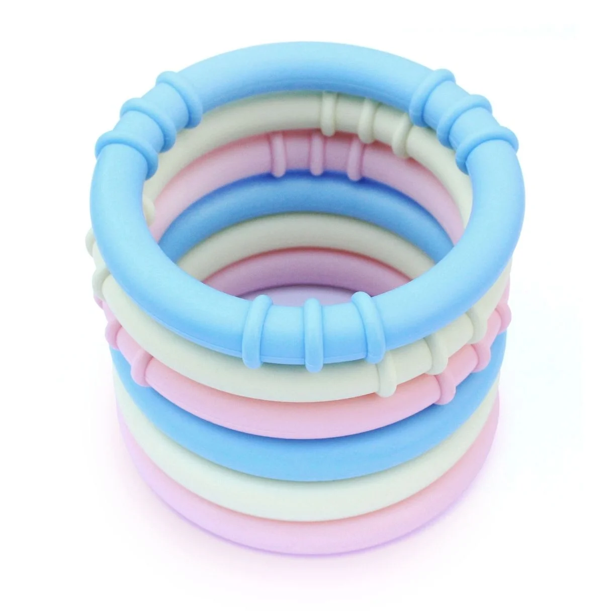 ARK Baby Chew Ring – soft and flexible silicone ring with textured surface, ideal for soothing teething discomfort and promoting oral sensory development