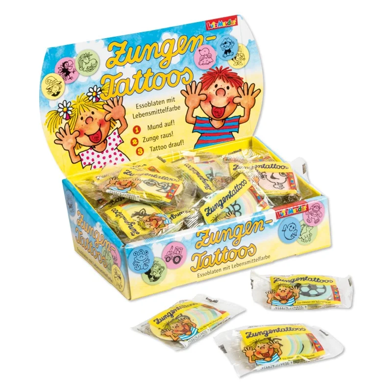 Edible paper-Tongue tattoos
