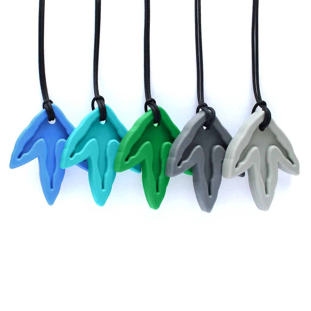Logicana-ARK Dino Tracks™-Chew Necklace-chewelry-chew necklaces-necklace for chewing-sensory chew necklace