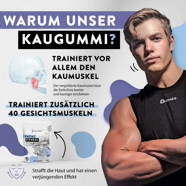 Jawline-jawline trainer-jaw muscles-facial muscels-chewing gum-facial fitness