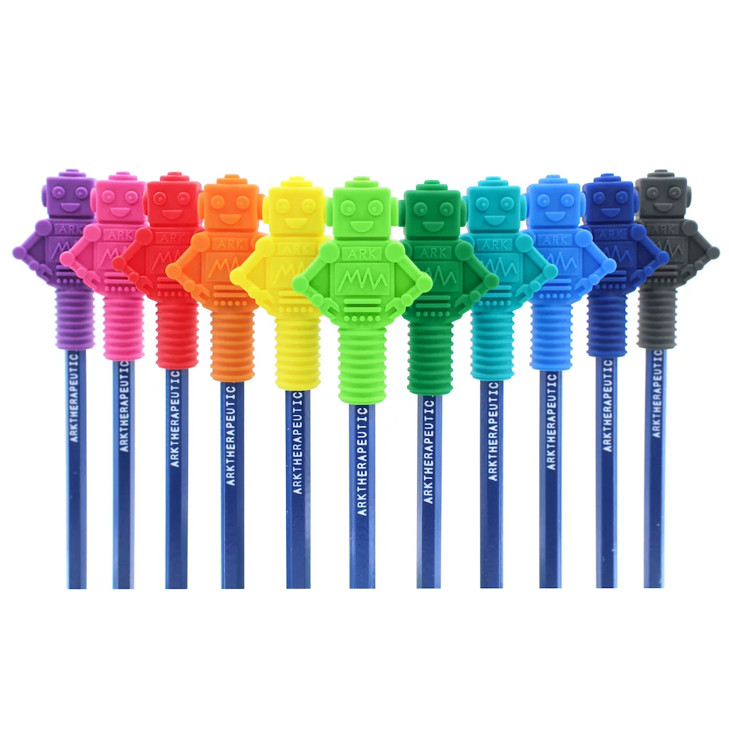 Logicana-chewable pencil topper-chewing on pencils-chewing on fingernails-tactile input