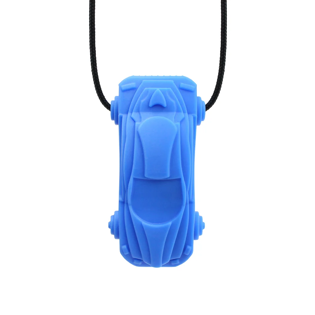 ARK collana auto da corsa blu standard morbido vista frontale per masticazione lieve e saltuaria