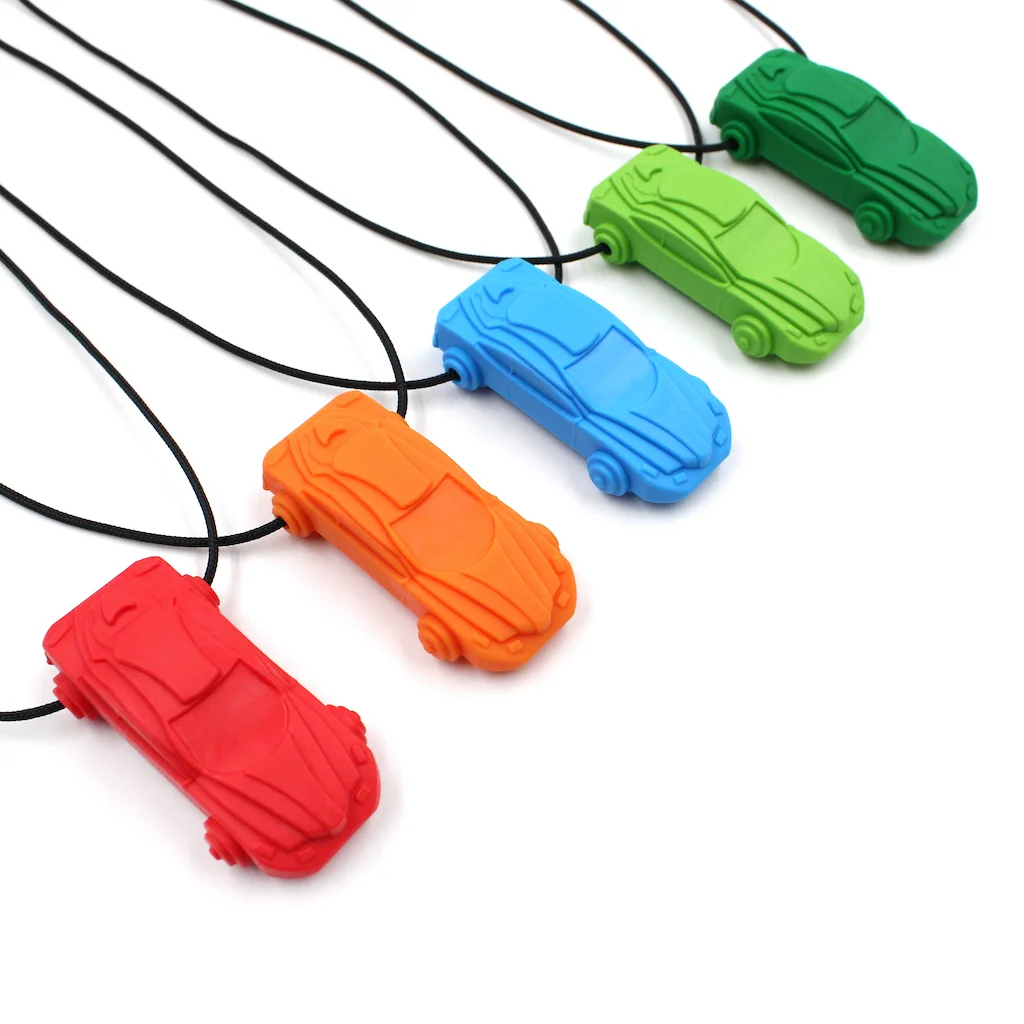Logicana-chews-chew necklace-autism-adhs-oral motor skills-jaw strenght