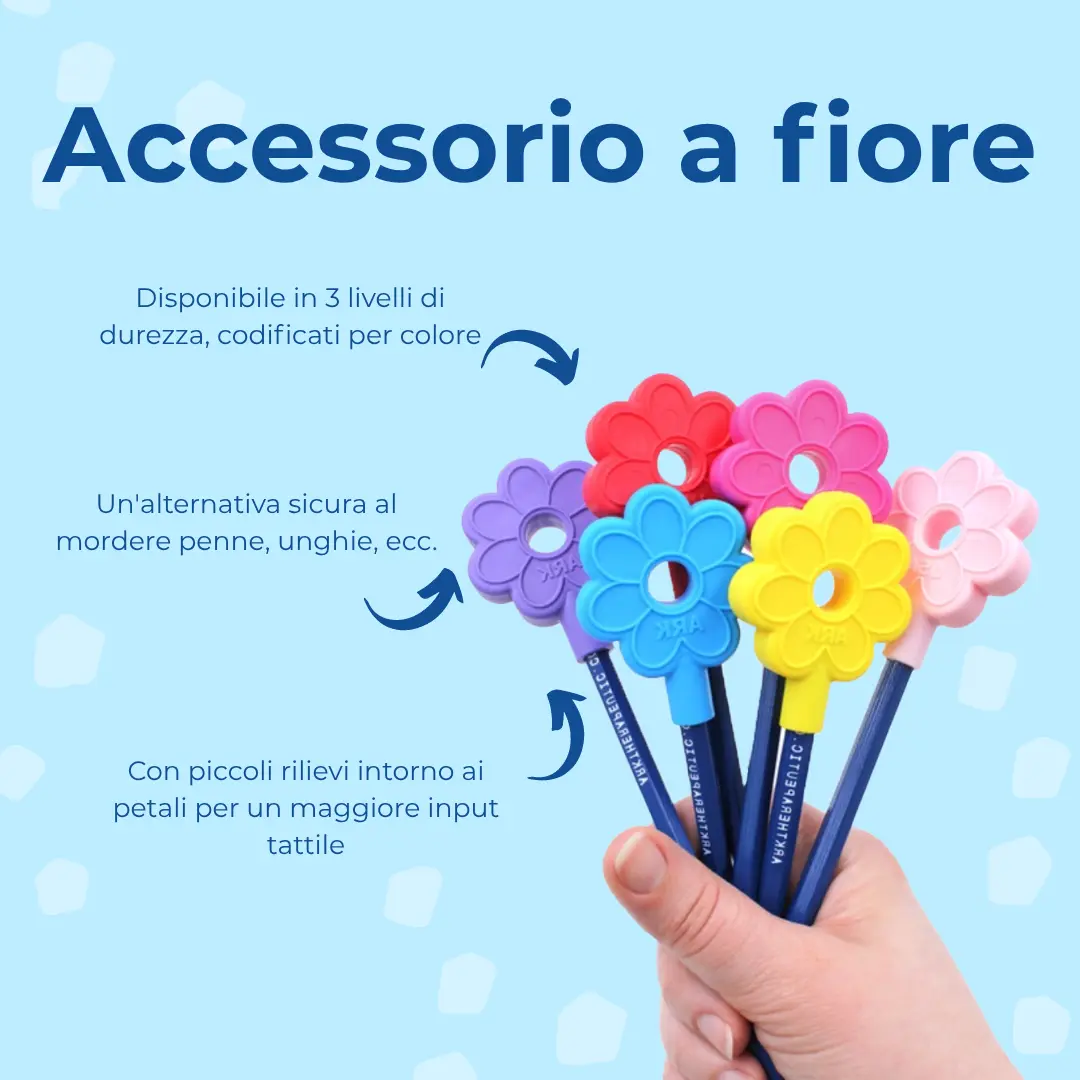 Fiore cappuccio – vista laterale rilievi tattili intorno ai petali per input sensoriale