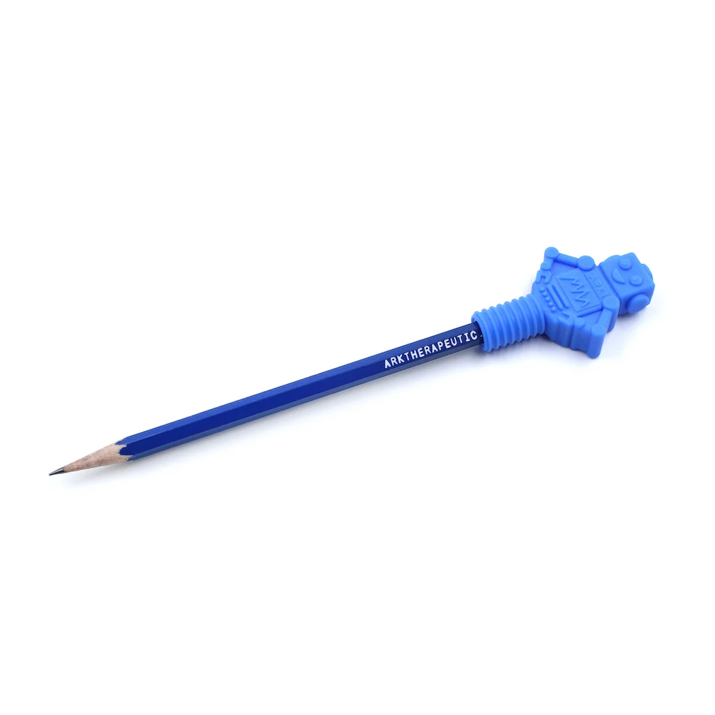 Logicana-chewable pencil topper-chewing on pencils-chewing on fingernails-tactile input