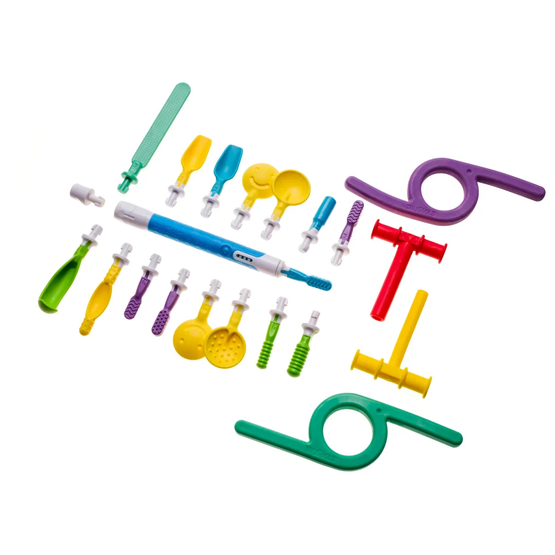 Vibratory oral-motor device for speech therapists