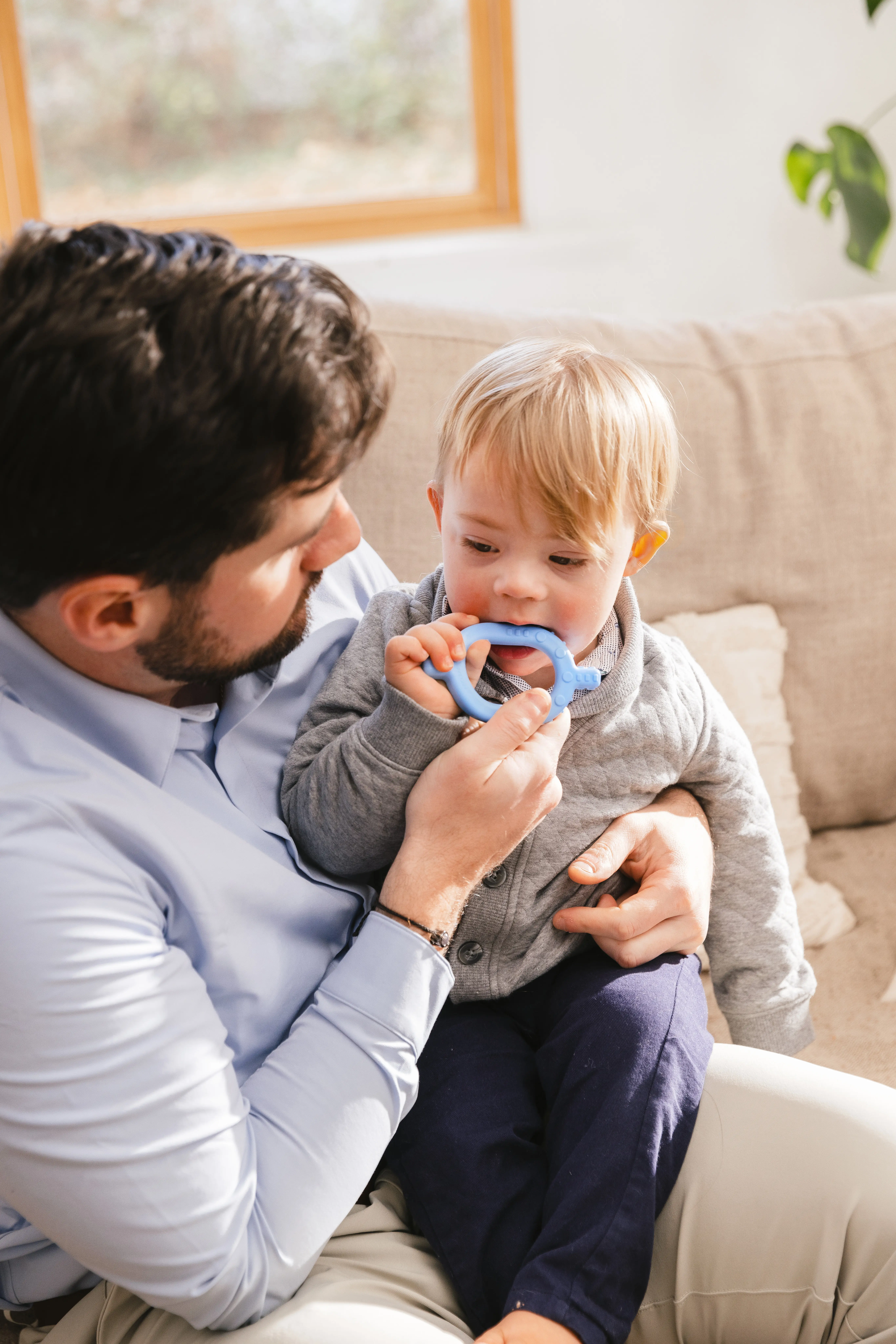 ARK Baby Grabber – lato con rilievi per stimolazione gengivale piu intensa