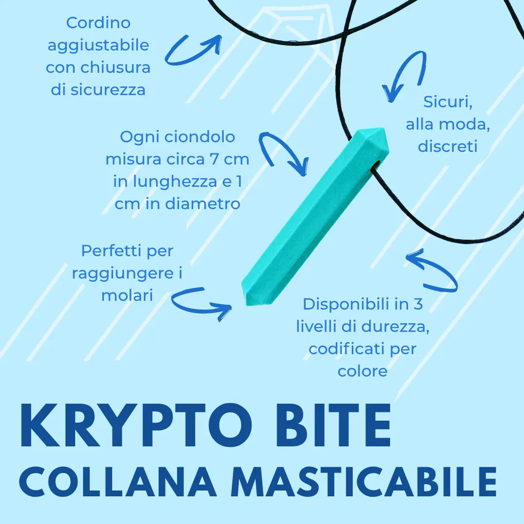 ARK Krypto Bite standard xt xxt affiancati confronto durezze per diversi bisogni di masticazione