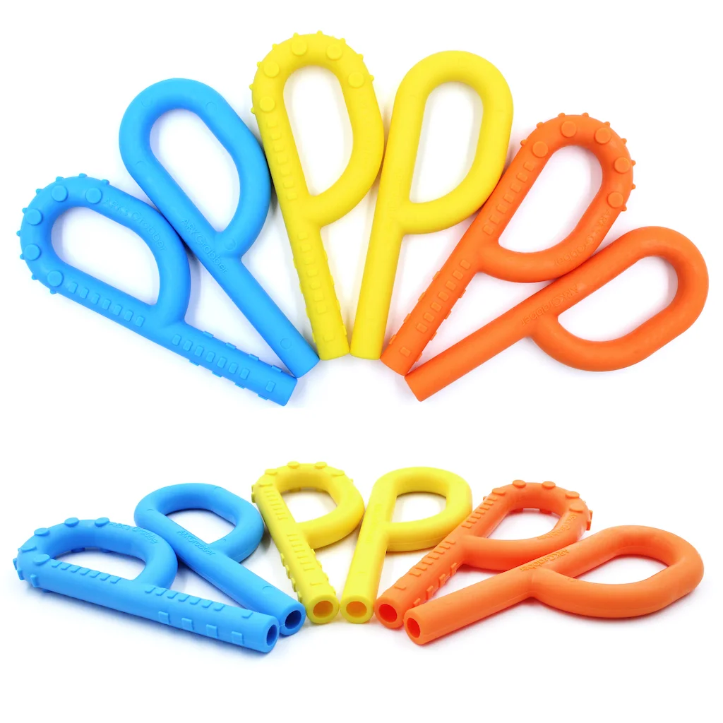 handheld chews-oral motor chew tool-oral fidget-jaw strenght-oral motor skills-grasping toy-autism-speech therapy