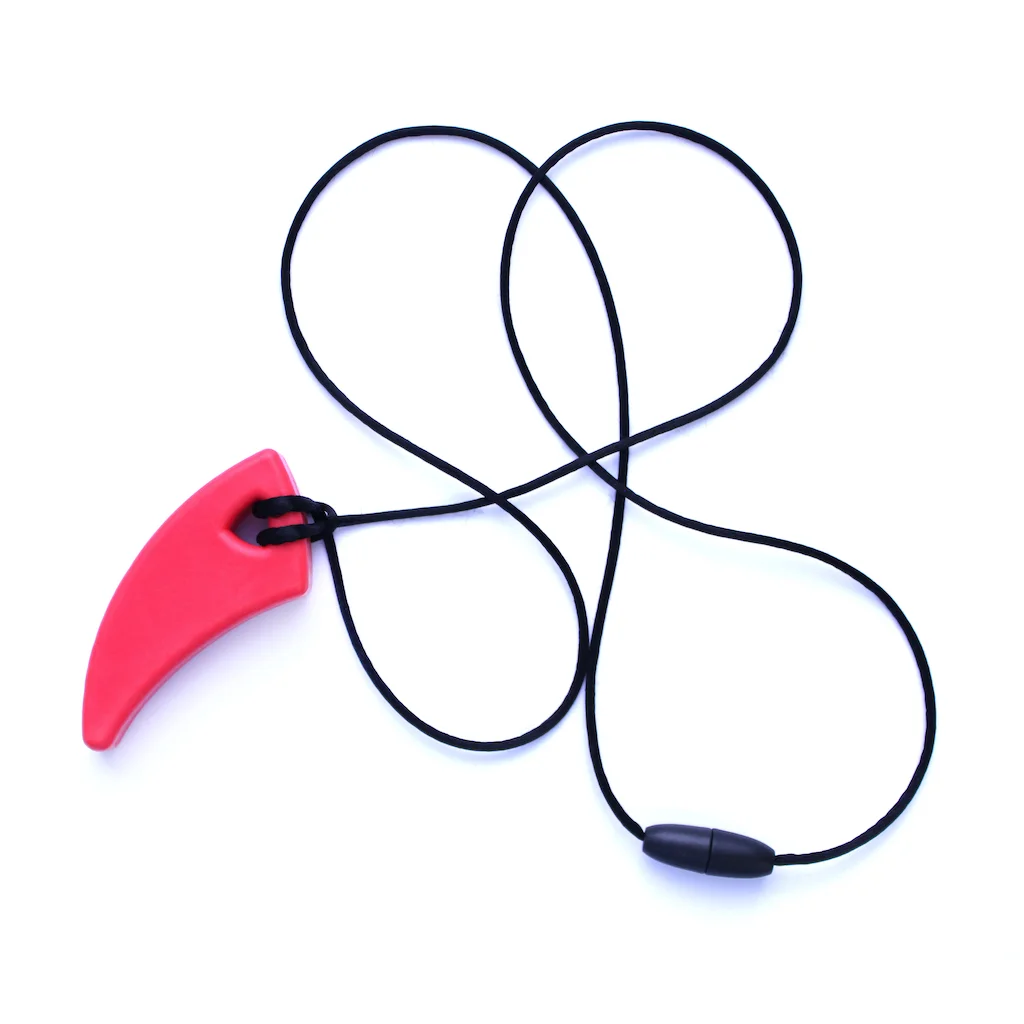 Logicana-Chew necklace-ARK Therapeutic-nail biting-chewing on knuckles