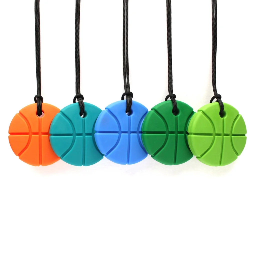 ARK Basketball Chew Necklace collana completa con cordino nero apribile circa 96 cm regolabile